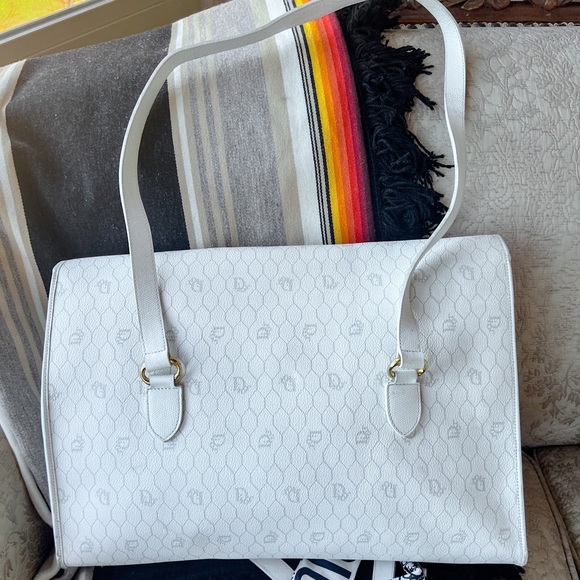 Vintage Christian Dior Honeycomb Tote - Picture 2 of 10